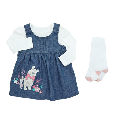 Winnie Denim Pinny Set